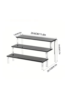 Multi-Layer Acrylic Display Shelf, Perfume Storage Rack With Lockable Shelves - Transparent Art Storage Rack, Suitable For Halloween And Christmas Decoration - Multicolor - View 12