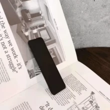 1个人造革折叠推拉式手机支架，不防水，磁吸式指环支架，适用于手机、平板电脑、台式机，兼容、安卓手机，生日礼物，送给家人、朋友的礼物，生日推拉式手机支架 - 彩色 - 查看 6