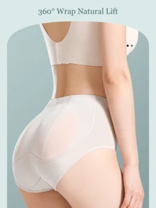 2 件/套女士粉色硅胶臀垫，不粘，隐形，可重复使用 300 克臀部提升和保护 - 彩色 - 查看 6