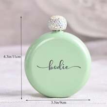 1pc Customized Bride/Bridesmaid Flask, Bachelorette Party Gift, Wedding Favor, Christmas Gift