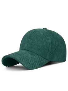 1 件男女通用多色灯芯绒棒球帽、Snapback、太阳帽、遮阳帽、老爹帽，适合日常、户外和运动使用