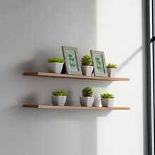 Shelf Kit With Invisible Support Shampoo Holder Organizer For Kitchens And Bathrooms Doll - Rỉ Nâu - Xem 1