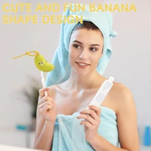 Banana-Shaped Toothbrush Storage Case – Built-In Compartment Design For Separating Toothbrush Heads & Silicone Caps, Clean Partitioning Fits Various Toothbrush Types. Features An Integrated Snap Closure For Easy Opening And Closing, With Dust-Proof And Breathable Properties. Compact And Portable, It Can Be Hung On The Wall Without Taking Up Space. Suitable For Business Trips, Family Travels, Home Backup, And Outdoor Camping. - Random - View 10