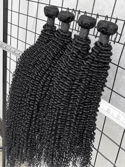 28/30 Inch 100% Unprocessed Burmese Human Hair Extensions, Fluffy Curly, 1/3/4 Inch Jerry Curl, Natural Wave Double Weft, Suitable For Girls, Perfect For DIY Hairstyles, Fits All Ethnicities, Ideal Gift For Christmas, New Year, Halloween And Other Holidays, Can Be Used For Cosplay, Halloween Costumes, Fashion Parties, Christmas, Carnival, Music Festivals, New Year Gifts For Women