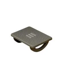 1 pezzo Poggiapiedi da scrivania, poggiapiedi da ufficio di dimensioni maggiori, sgabello a dondolo per infermieri, tavola di equilibrio a dondolo, design ergonomico per il supporto della postura, uso in ufficio e a casa, articoli da campeggio