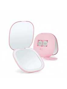 Espejo de maquillaje LED, espejo de maquillaje portátil mini con luces, 3 modos de iluminación, control táctil, espejo de maquillaje de viaje con manos libres, plegable, espejo de maquillaje LED, herramienta de maquillaje perfecta para viajes, hogar, hotel, mejor regalo de Navidad, regalo personalizado, esencial de viaje - Multicolor - Ver 14