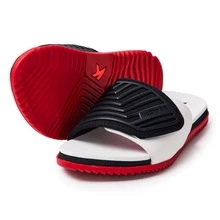 Sandália Kenner Slide Kanoo - Branco/Preto/Vermelho - Visão 12