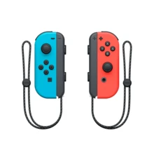 Nintendo Switch - OLED Model With Neon Red And Neon Blue Joy-Con - HK Version (HK Charger With HK To US Plug Adapter) - Neon Red & Neon Blue - View 5