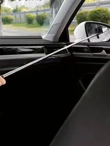 可伸缩挡风玻璃雨刮器、带可伸缩杆的汽车后视镜雨刮器、可伸缩汽车刮水器、通用汽车配件、便携式汽车镜头水滴清洁器。