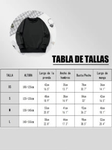 KID004Boys' Autumn And Winter Stylish Fleece Sweatshirt Featuring Cute And Relaxed Long Sleeves with a Print of The 26 Animal Letters A to E. - Negro - Ver 3