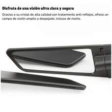 Universal Modified Invisible Rearview Mirror Spoiler - A - View 3