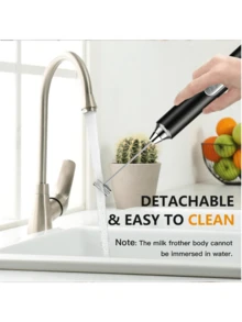 无绳电动打蛋器 小型家用电动搅拌机 黄油打发器 烘焙搅拌器 手动打蛋器 电动打蛋器 适用于饮料 牛奶 咖啡 蛋清 二合一