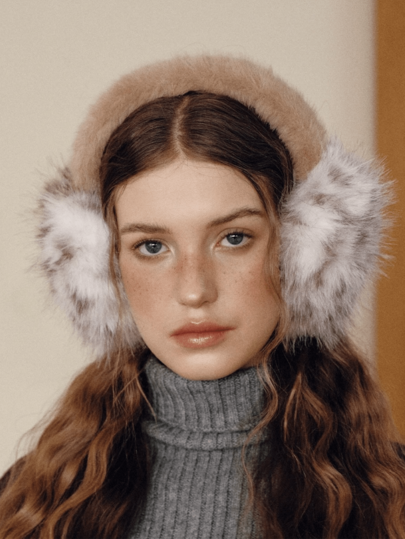 Paraorecchie in peluche carini e caldi per donna, copriauricolari comodi e versatili per uso quotidiano, copriauricolari pieghevoli per l'autunno/inverno