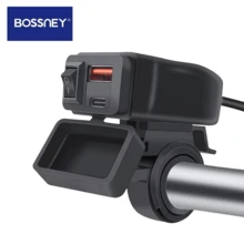 BOSSNEY Motorcycle Electronic Accessories - Black - View 2