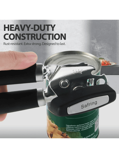 ​​Effortless Jar And Can Opener - Easy-Grip Handheld Tool For Seniors & Weak Hands, Opens Lids In Seconds​