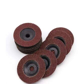 10pcs - Louvered Wheel Grinding Machine Mesh Cover, Louvered Wheel, Flat Sanding Wheel, Sandpaper Disc, Polishing Wheel, Louvered Wheel