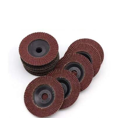 10pcs - Louvered Wheel Grinding Machine Mesh Cover, Louvered Wheel, Flat Sanding Wheel, Sandpaper Disc, Polishing Wheel, Louvered Wheel