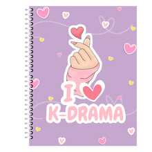 Cuaderno de K-DRAMAS JOURNAL - Morado - Ver 3