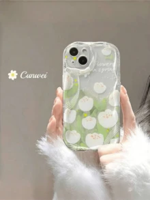 【春季限量版】全新TPU防震防指纹手机壳 + 奶油色ins风白色郁金香图案 + 精致蝴蝶链 + 完整手机壳套装。兼容苹果17/17 Air/17 Pro/17 Pro Max、15、15 Pro Max、12 Pro Max、13 Pro Max、14 Pro Max、13、14、11、12 Pro、14、XS、XR、7/8 Plus、7/8，兼容红米、OPPO、传音手机。送给女友和闺蜜的优质礼物，国际版，非国内版。 - 無色 - 查看 10