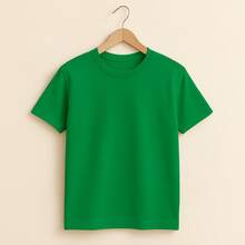 Basic T-Shirt Bright Colors 100% Cotton 30.1 Unisex - 綠旗 - 查看 1