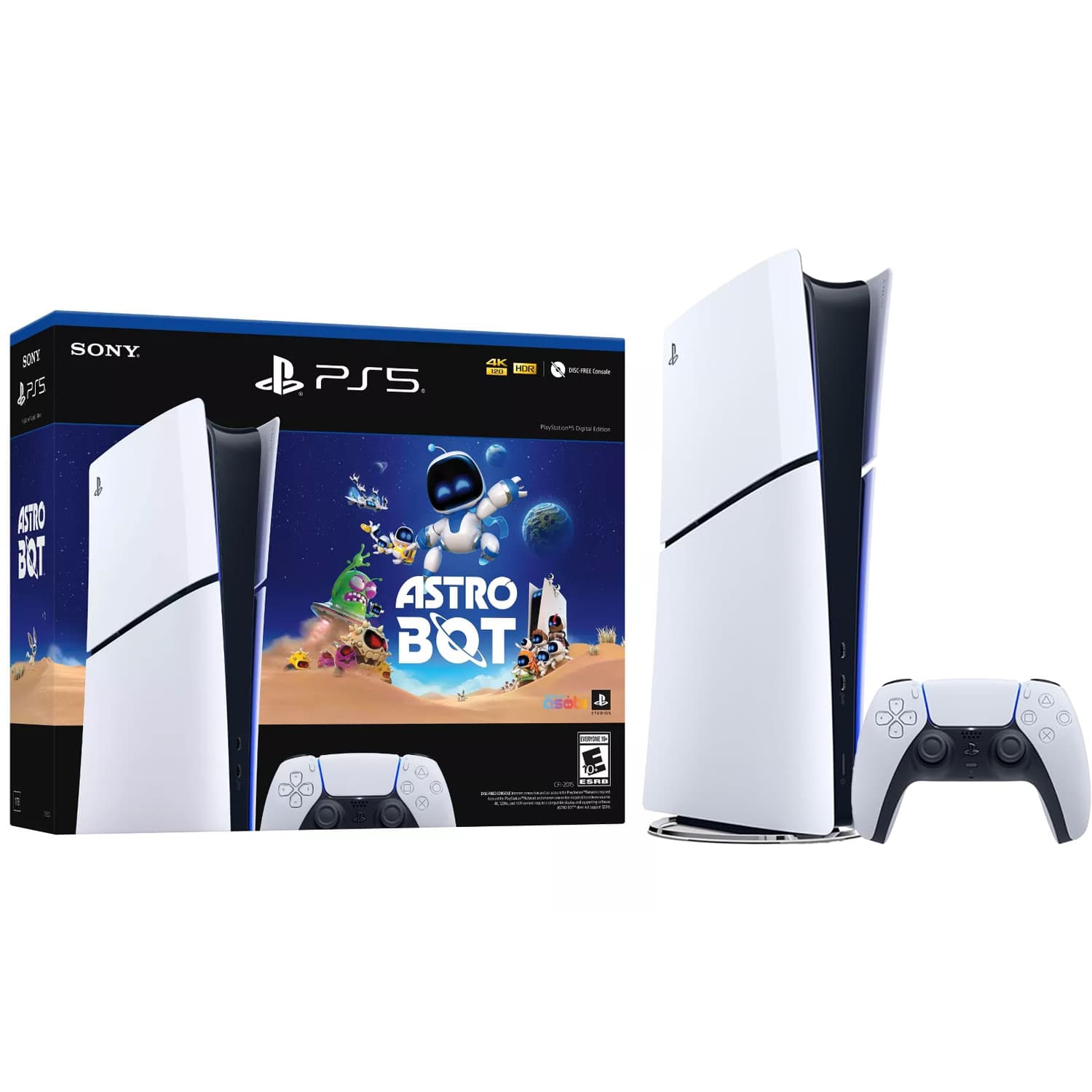Sony PlayStation 5 Digital Edition - ASTRO BOT Bundle - DualSense Wireless Controller - trắng - Xem 1