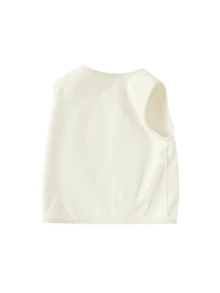 Balabala Young Girl Inner Vest Toddler Autumn Winter 2025 Warm & Cozy - Milky White - View 5