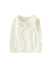 Balabala Young Girl Inner Vest Toddler Autumn Winter 2025 Warm & Cozy - Milky White - View 4