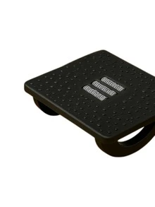 1 pezzo Poggiapiedi da scrivania, poggiapiedi da ufficio di dimensioni maggiori, sgabello a dondolo per infermieri, tavola di equilibrio a dondolo, design ergonomico per il supporto della postura, uso in ufficio e a casa, articoli da campeggio