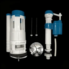 Toilet Tank Valve - Manual Flush Switch, Adjustable Height And Angle, Easy Installation, Fits Most Toilets, Toilet Replacement Part Bathroom Bathroom Accessories Bathroom Tools