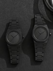 1pc Men's Fashion Casual Personalized Arabic Numeral Dial Quartz Watch, Suitable For Daily Wear Or As Holiday Gift - Multicolor - View 14