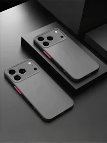 1 Juego de Carcasas para Apple de Color Negro Mate y Verde Oscuro - Negro con Dije de Corazón de Lámina / Verde Liso, Cubierta Protectora Delgada Compatible con Apple 17/17 Air/17 Pro/17 Pro Max/16/15/14/13/12/11 Pro Max, Galaxy S24 Ultra/S23/S22/S21/S20, Regalo Estético