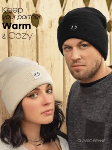 Women Satin Lined Knit Beanie Hat Winter Hats For Women Men Silk Lining Soft Slouchy Warm Cuffed Beanie Hat - Knitted Hat - View 10