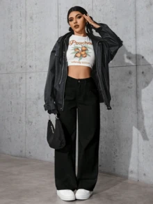 IDYLLIC Women Jeans - Black - View 4