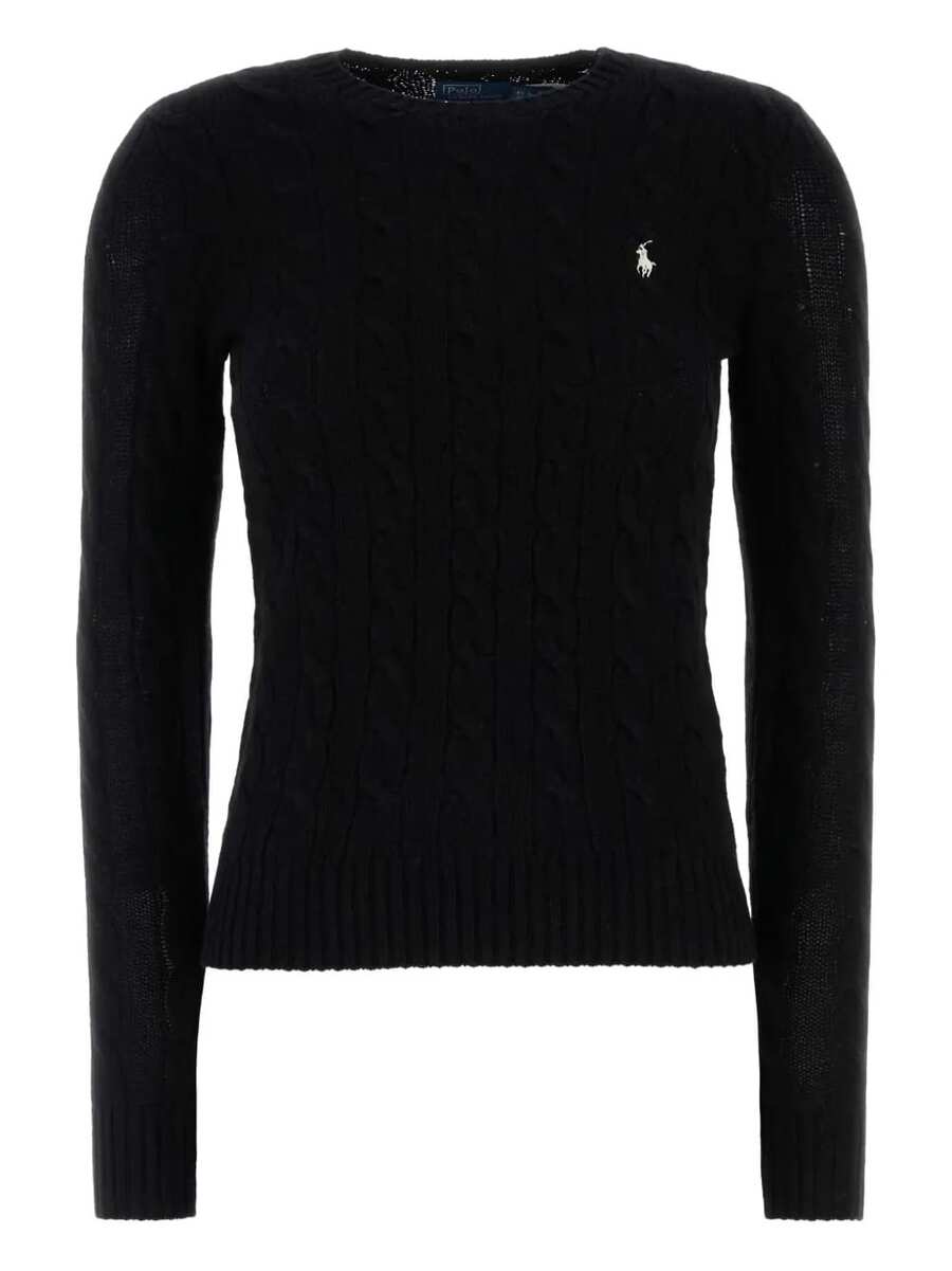 Polo Ralph Lauren - Women Julianna Long Sleeve Pullover Christmas Gift - 2WBO POLO ĐEN - Xem 1