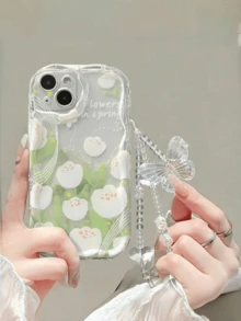 【春季限量版】全新TPU防震防指纹手机壳 + 奶油色ins风白色郁金香图案 + 精致蝴蝶链 + 完整手机壳套装。兼容苹果17/17 Air/17 Pro/17 Pro Max、15、15 Pro Max、12 Pro Max、13 Pro Max、14 Pro Max、13、14、11、12 Pro、14、XS、XR、7/8 Plus、7/8，兼容红米、OPPO、传音手机。送给女友和闺蜜的优质礼物，国际版，非国内版。 - 無色 - 查看 7