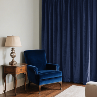SNITIE 1pc Solid Color Velvet Perforated Curtain, Velvety Luster, Noise Reduction, Light Filtering, Suitable For Living Room, Bedroom, Study