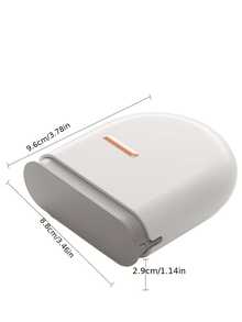 便携式透明矫正器收纳盒，ABS 密封保持器盒，隐形牙套旅行收纳盒，牙齿矫正器便携包，无需电池，情人节特别版洗漱包洗漱包洗漱旅行包化妆收纳沙滩包度假必需品学校用品旅行必需品女士大学宿舍浴室露营配件迷你女士香水男士香水瓶