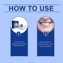 Denture And False Tooth Sets Enhance The Beauty Of Smiles. Comfortable Material Dentures And Dental Beauty Sets - 白色 - 查看 3