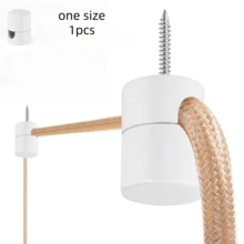 Gancio da soffitto resistente, gancio bianco per appendere luci da soffitto, appendino moderno per luci da soffitto