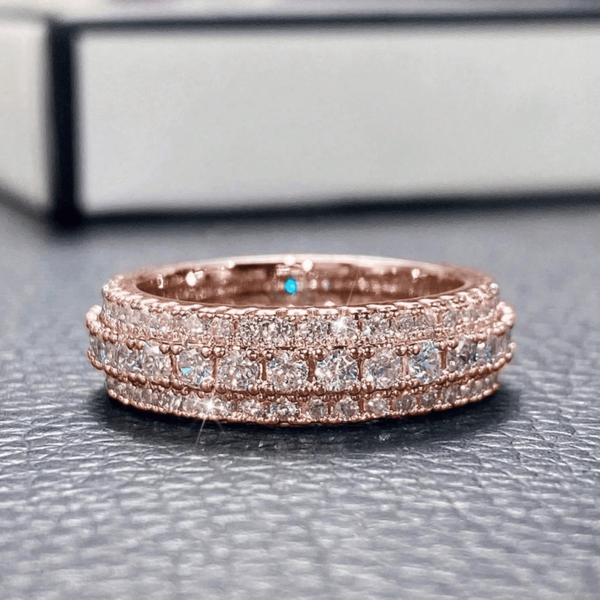 1 Stück Verlobungsring für Damen, exquisiter glänzender Legierungs-Zirkonia-Dekorationsring, geeignet für den täglichen Gebrauch von Frauen, Verlobung, Hochzeit, Jahrestag, Party, Valentinstag, Geburtstagsgeschenk