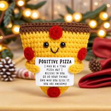 1-4pcs Handmade Crochet Desktop Decor Figurines, Funny Sci-Fi Character Dolls, Cartoon Style, Great Birthday Gift For Best Friends, Sisters, Girlfriends, Moms, Grandmas, Unisex, Coworkernal Support, Positive Vibes, Party, Halloween, Thanksgiving, Christmas, Appreciation, Plush Toys, Room, Bedroom, Desktop, Small Gifts, Souvenirs