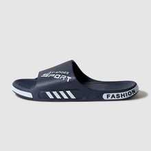 Comfortable Neutral PVC Soft-Sole Slippers - Casual Anti-Slip Sandals For Indoor, Outdoor, And Beach Use - Toe Design And Comfort Fit - Perfect For Summer Outdoor Activities And Indoor Leisure - 藏蓝色 - 查看 5