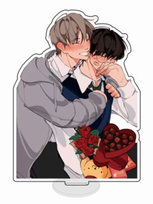 1 pieza Figura acrílica de pie de cómic coreano, anime y manhwa "Perdido en la nube" - Figura de acción, decoración de escritorio y hogar, regalo de cumpleaños perfecto para amigos. - Multicolor - Ver 14