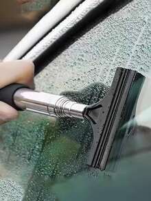 可伸缩挡风玻璃雨刮器、带可伸缩杆的汽车后视镜雨刮器、可伸缩汽车刮水器、通用汽车配件、便携式汽车镜头水滴清洁器。