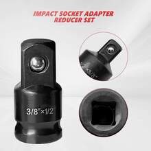 10-Piece Socket Adapter Set Impact Wrench Nut Set 1/4 3/8 1/2 Socket, Suitable For Various Applications - Red - View 5