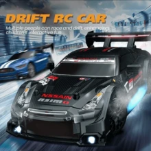 RC Drift Racing 1:24 Scale RC Car, 2.4G Remote Control Car, 20+Km/H High Speed Racing Car, Drift Car, With Drift Tires, Obstacles And Lights, Suitable For Christmas, - Multicolor - View 5