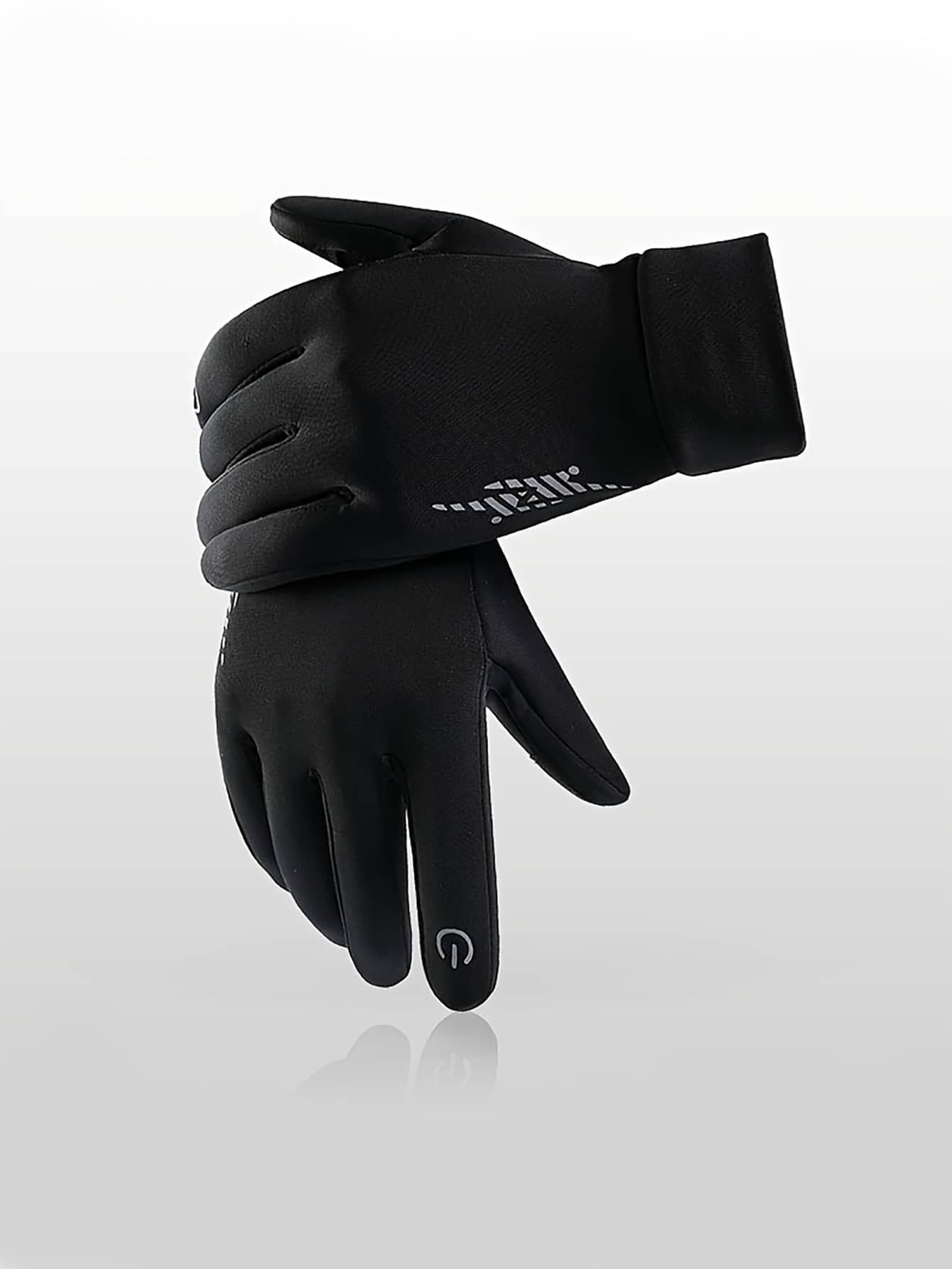 1 Par de Luvas de Ciclismo de Inverno, Luvas Touch Screen Unissex, Adequadas para Corrida, Luvas Quentes para Dirigir em Clima Frio, Ciclismo, Bicicleta, Corrida