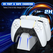 P5 Controller Charger With Protection Chip & LED Indicator, P5 Charging Dock Station, 2-Hour Fast & Charging For P5 Controller