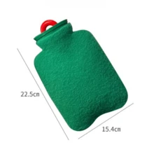 Lindo bolso de agua caliente mini a prueba de explosiones para calentar el vientre, con funda extraíble y reutilizable para calentar los pies y las manos - Multicolor - Ver 11