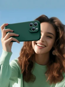 高品质极简手机壳，简洁柔软设计，防震防滑，防刮耐磨，兼容 17/17 Pro/17 Pro Max/17 Air、16/15/14/13/12/11/Pro/Pro Max/Plus、S20-S25/FE/Ultra、A56 5G - 綠色 - 查看 7